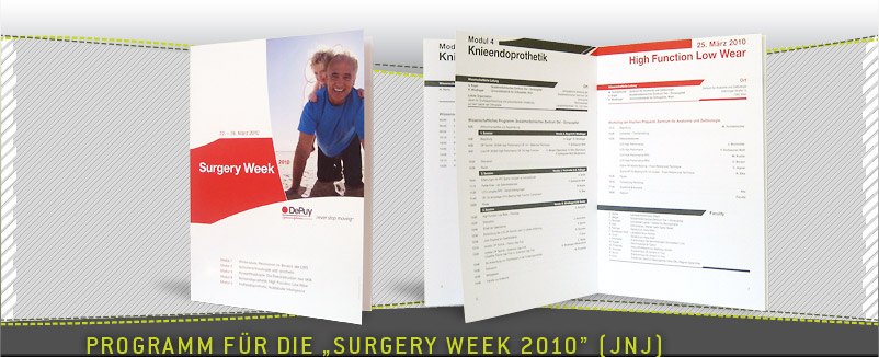 Hauptprogramm DePuy Surgery Week 2010